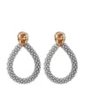 Caroline Svedbom Silver Classic Rope Earrings - Golden Shadow