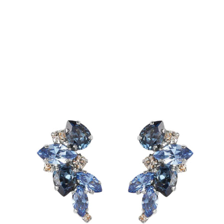 Caroline Svedbom Silver Demi Earrings - Blue Combo