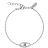 Caroline Svedbom Silver Greek Eye Anklet