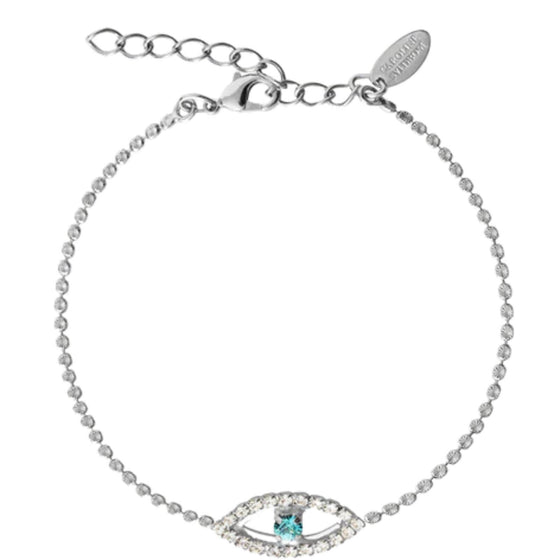 Caroline Svedbom Silver Greek Eye Anklet