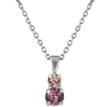 Caroline Svedbom Silver Leah Necklace - Iris Combo
