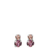 Caroline Svedbom Silver Leah Stud Earrings - Iris Combo