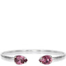 Caroline Svedbom Silver Petite Drop Bangle - Iris