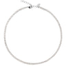 Caroline Svedbom Silver Zara Necklace - Clear Crystal