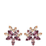 Caroline Svedbom Silver Melia Earrings - Violet Combo