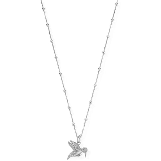 ChloBo Bobble Chain Hummingbird Necklace