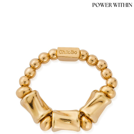 ChloBo Chunky Twist Ring - Gold