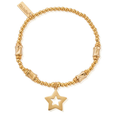 chlobo-cute-charm-chunky-twist-open-star-bracelet-gold