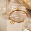 ChloBo Cute Sparkle Divine Connection Bracelet - Gold