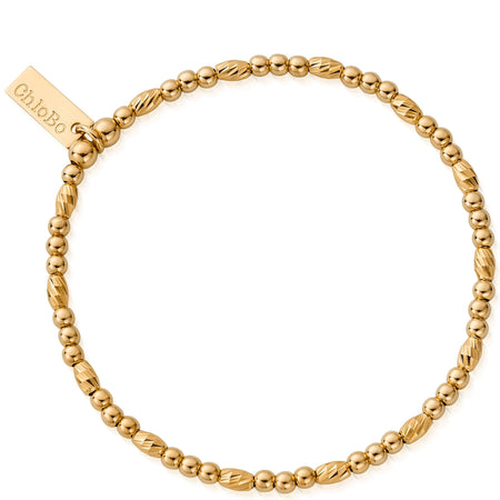 ChloBo Dainty Sparkle Bracelet - Gold
