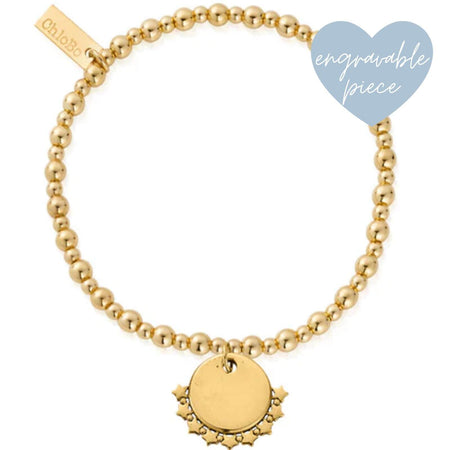 ChloBo Didi Stars Pendant Bracelet - Gold