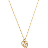 ChloBo Interlocking Love Heart Necklace - Gold