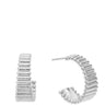 ChloBo Large Ridge Hoop Earrings