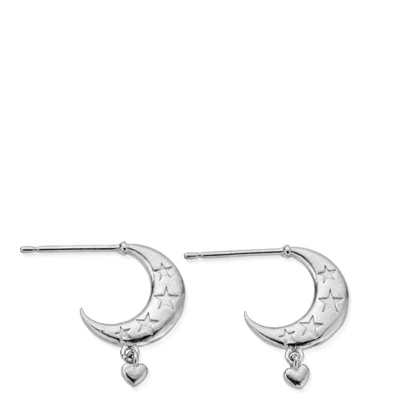 ChloBo Love By The Moon Huggie Hoop Earrings