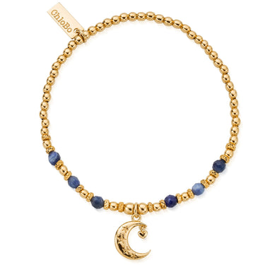 ChloBo Love By The Moon Sodalite Bracelet - Gold