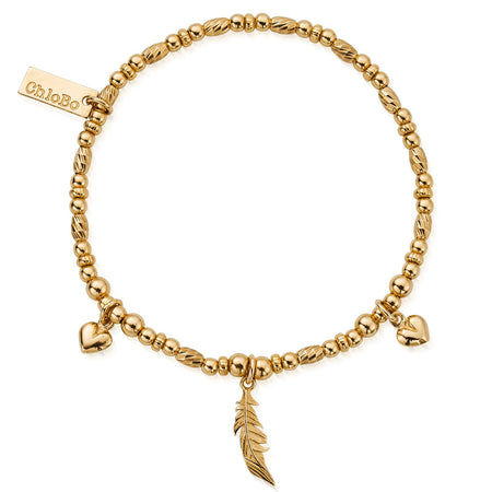 ChloBo Love & Courage Bracelet - Gold