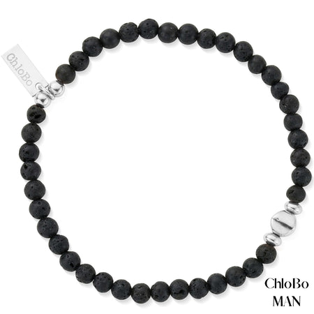 ChloBo MAN - Black Lava Bracelet