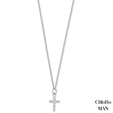 ChloBo MAN - Curb Chain Cross Necklace