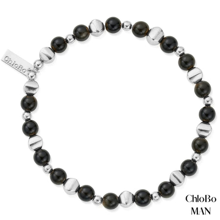 ChloBo MAN - Golden Obsidian Bullet Bracelet