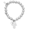 ChloBo Medium Ball Moon & Star Hamsa Hand Bracelet