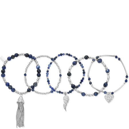 ChloBo Mindful Sodalite Bracelet Set
