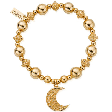ChloBo Moon Mandala Bracelet - Gold