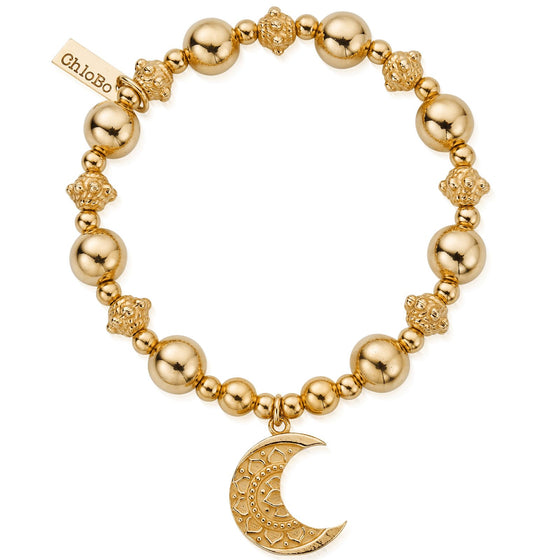 ChloBo Moon Mandala Bracelet - Gold