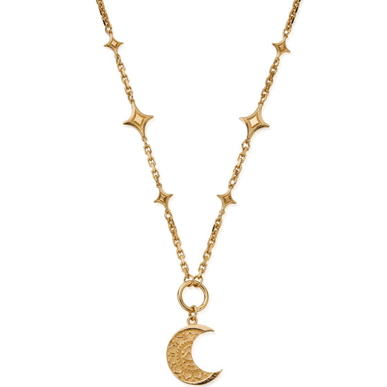 ChloBo Moon Mandala Necklace - Gold