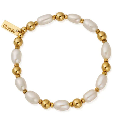 ChloBo Ocean Pearl Bracelet Gold – Bejeweled At Soul