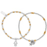 ChloBo Protection Bracelet Set - Two Tone