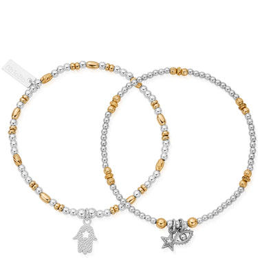 ChloBo Protection Bracelet Set - Two Tone