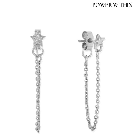 ChloBo Radiant Essence Chain Stud Earrings