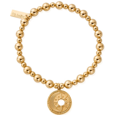 ChloBo Small Ball Midnight Bracelet - Gold