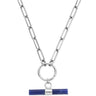 ChloBo Sodalite T-Bar Link Chain Necklace