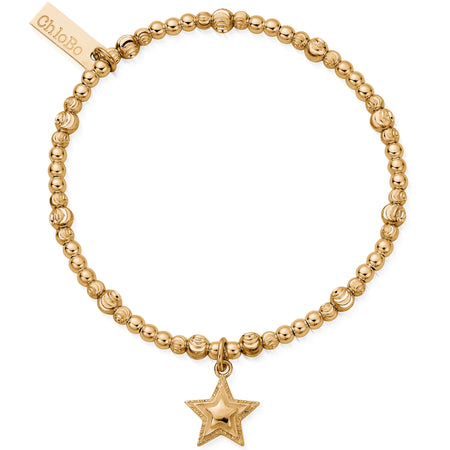 ChloBo Sparkle Beaming Star Bracelet - Gold