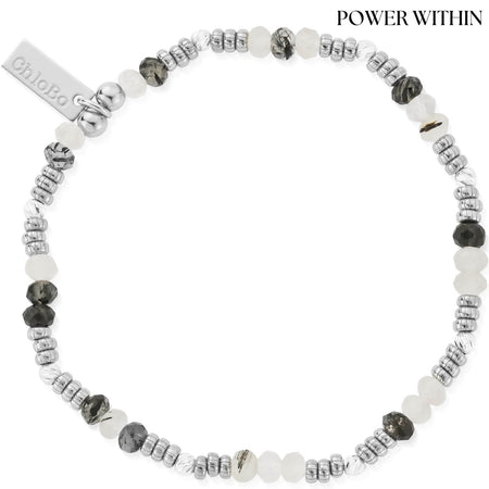 ChloBo Stone Of Empowerment Black Rutilated Quartz Bracelet