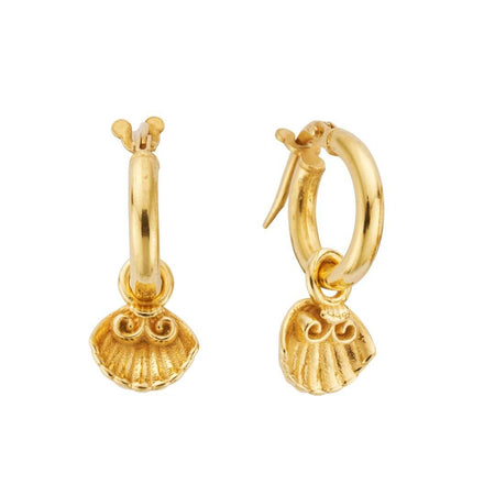 ChloBo Travel Seeker Small Hoop Earrings - Gold