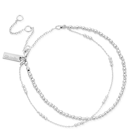 ChloBo Triple Bobble Chain Anklet