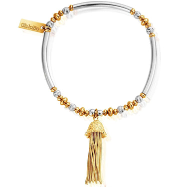 ChloBo True Love Tassel Bracelet - Gold & Silver