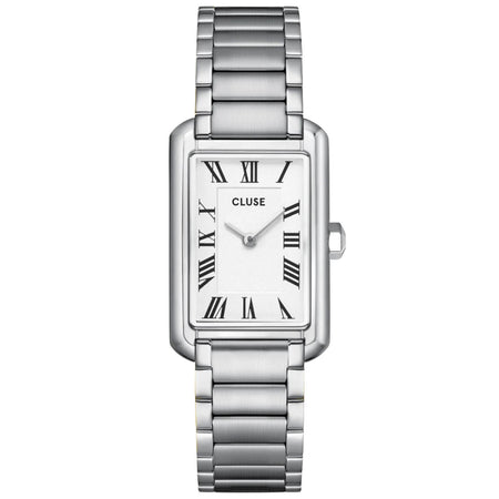 Cluse Belisenna Silver Watch - White