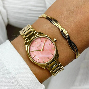Cluse Feroce Mini Gold Watch - Apricot