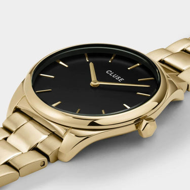Cluse Feroce Petite Gold Watch - Black