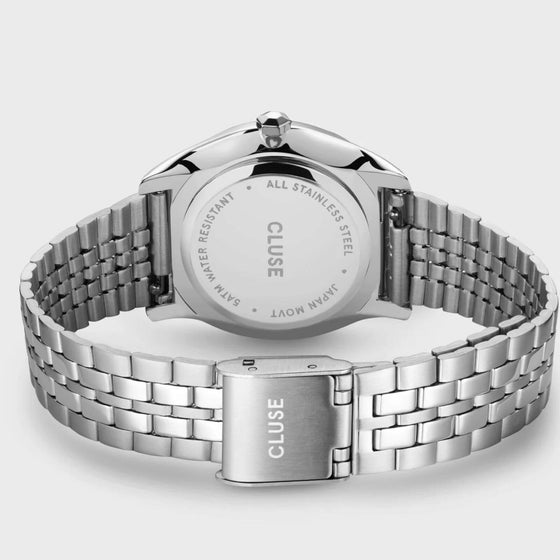 Cluse Feroce Petite Silver Watch - Silver Linen