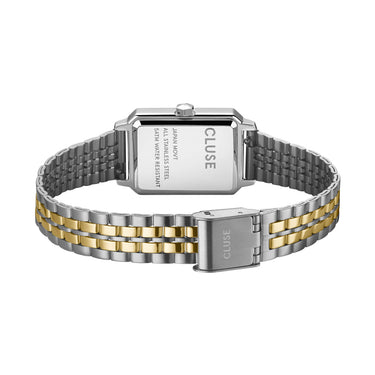 Cluse Fluette Two Tone Rectangle Face Watch