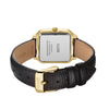 Cluse Gracieuse Gold Black Leather Strap Watch