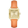 Cluse Gracieuse Petite Apricot Leather Strap Gold Watch