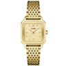 small square face gold watch from Cluse