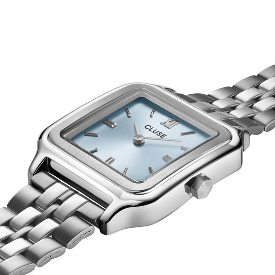 Cluse Gracieuse Silver Watch - Light Blue