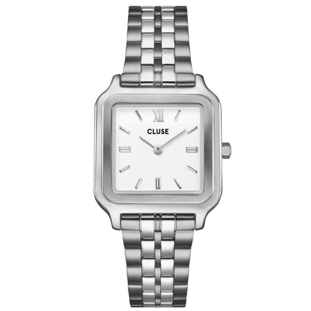 Cluse Gracieuse Silver Watch - White