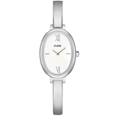 cluse-l-ovale-watch-silver